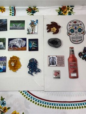 Random Collection Fridge Magnets Smirnoff Caesar Bottle Opener Travel Souvenirs